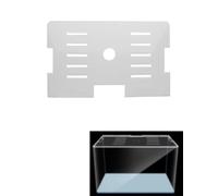 Générique Couvercle d'aquarium en Acrylique Transparent avec Filet Anti-Fuite et Porte d'alimentation - Couvercle Universel for Aquarium - Empêche Les sauts et dissuade Les Chats(35x21cm/13.8x8.3in)