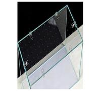 Générique Couvercle d'aquarium en Plastique PC Transparent, Couvercle d'aquarium, écran Anti-Saut et Anti-évasion for Bols à Poissons et réservoirs de Tortues(30x30cm/11.8x11.8in)