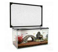 Générique Couvercle d'aquarium, Filet de Protection magnétique coupé à n'importe Quelle Taille, Filet Anti-Fuite empêche Les Poissons de Sauter et Les fuites Reptiles(80x30CM/31.50x11.81in)