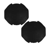 Générique Couvercle de bobine de coupe-bordures, Protection de sécurité du capuchon de tondeuse, Capuchon de tête de coupe, Lot de 2 pièces, remplacement, ABS noir, 400, pour tête de