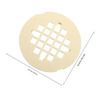 Générique Couvercle de Bonde de Ronde en Acier Inoxydable Doré Filtre Récupérateur de Cheveux pour Siphon de Sol Crépine Anti-Obstruction pour Salle de Bain Installation Facile