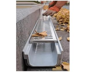 Générique Couvercle de Drainage for Le Drainage des tranchées extérieures, Profil Bas/Profond for la Gestion de l'eau du Paysage et de la Cour(Color1,20x30cm/7.8x12in)