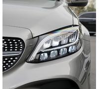 Générique Couvercle De Lentille Transparent Phare Voiture Pour Benz 2019 2020 2021 W205 C180 C200 C260L C280 C300 Abat-jour Phares Coque Lampe En Verre Auto Transparent Abat-Jour(La gauche)