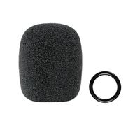 Générique Couvercle de Microphone en éponge de Communication Transparent | Couvercle de microphone de remplacement avec circulaire en Silicone pour réduction du bruit A10 A30, accessoires de