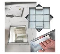 Générique Couvercle de Regard Invisible Haute résistance - Couvercle de Fosse septique Robuste et Personnalisable de 73,7 x 73,7 cm pour quais et Applications industrielles, Conception carrée Durable