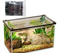 Générique Couvercle De Réservoir en Maille pour Aquarium DIY,Couvercle Anti-Saut Ajustable avec Cadre,Couvercle De Filet Découpable pour Aquariums De 10 À 55 Gallons(120x40CM/47.24x15.75in)