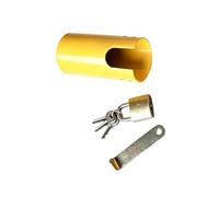 Générique Couvercle de sécurité de Robinet en métal, Yellow | Boîtier physique autour du contrôle des robinets, appairage de dispositifs de sécurisation compatibles, gestion des