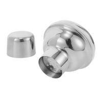 Générique Couvercle de Shaker en Acier Inoxydable Étanche Éclaboussures, Facile à Transporter, Adapté pour Bar Cuisine, Accessoire Pratique pour Gobelet Shaker Argenté