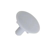 Générique Couvercle de Trou D'évier Cuisine en Pp et Caoutchouc, Étanchéité et Prévention des Fuites pour Trou de Robinet Spray, Accessoire Pratique Blanc