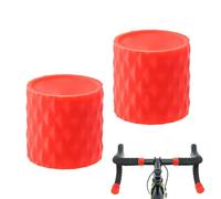 Générique Couvercle d'Extrémité de Guidon,Protecteur en silicone pour l'extrémité du guidon - Accessoires pour Vélos, Manchon Anti-Dérapant pour Cyclisme Urbain et sur Route, Hommes Femmes,