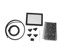 Générique Couvercle Magnétique pour Aquarium avec Fenêtre d'alimentation, Design Transparent Haute Visibilité en PVC et Caoutchouc, Facile à Nettoyer, pour DIY et Protection des Poissons