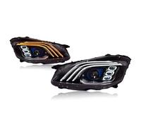 Générique Couvercle Phare Voiture Feux voiture pour Mercedes pour Benz classe S W221 2006-2013 phare LED lampe frontale DRL clignotant séquentiel feux croisement(No night 06-09)