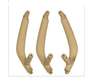 Générique Couvercle poignée Lot De 3 Accessoires Voiture LHD RHD Kit Garniture Poignée Porte D'accoudoir Intérieure Pour X5 X6 F15 F16 2014-2018(RHD Beige)