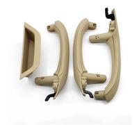 Générique Couvercle poignée Lot De 7 Poignées Porte Intérieures Voiture LHD/RHD Avec Couvercle Poignée Assemblage Décoratif Remplacement Pour X3 X4 F25 F26 2010-2016(LHD beige)