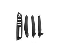 Générique Couvercle poignée Poignée De Porte Intérieure Voiture LHD RHD Lot 4 Panneau Intérieur Couvercle Accoudoir GAO Adapté Pour E70 E71 E72 X5 X6(LHD Black)