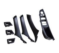 Générique Couvercle poignée RHD Car De La Porte Intérieure Poignée Couverture Décorative Pour Série 5 F10 F11 520 525 2009-2017(Black 7pcs)