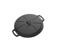 GENERIQUE - Couvercle Pour Seau À Ordures Communautaires. 80 Litres. Couleur Noire. Mondex