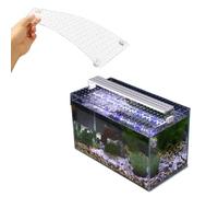 Générique Couvercle Transparent pour Aquarium en PC, Plaque de Protection découpable avec Trous d’aération, Clips réglables, Cache Anti-Saut pour Aquarium Ouvert(35X21cm/13.8X8.3in)