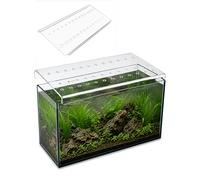Générique Couvercle Transparent pour Aquarium, Plaque en Acrylique de 3/4/5 mm avec Bords courbés des Deux côtés, Trous d’aération et Panneau Clair pour Aquariums Ouverts(3mm,50X30cm/19.7X11.8in)