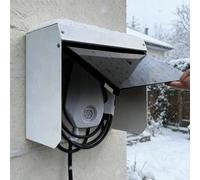 Générique Couvercle Universel pour Chargeur de Voiture électrique, Protection Murale pour borne de Recharge, boîtier extérieur étanche pour équipements électriques, Protection métallique Durable pour