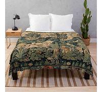 Générique Couverture 3D Arbres de Verdure dans Les Bois Paysage Tapisserie Jeter Couverture Goutte Tissus Couvre-lit Ajustement canapé canapé adapté