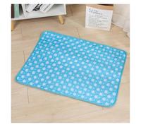 Générique Couverture absorbante for Chien, Couche-Culotte Lavable, Tapis d'urine for lit d'animal de Compagnie, Compatible avec la Housse siège Voiture(Snowflake,M 60x45cm)
