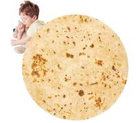 Générique Couverture Burrito, Couverture Tortilla pour Adultes et, Couverture Taco en Flanelle Douce et Amusante, Couverture de Nourriture Fantaisie, Couverture Alimentaire réaliste pour, Chien