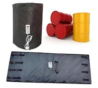 Générique Couverture chauffante Industrielle pour fût de 200 L avec Thermostat Fixe 0-120 °C - Bande chauffante isolée pour réservoirs de Propane et fûts de Miel