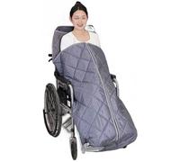 Générique Couverture Chauffante pour Fauteuil Roulant, Chauffe-Jambes Et Pieds en Laine Imperméable, 130x66cm Lavable en Machine (A)