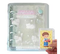 Générique Couverture De Cahier - Transparent Doux Mignon Papeterie M5,Housse De Carnet De Poche En PVC - Pour Ados Filles Garçons Femmes Maison École Classe Bureau Voyage Road Trip Extérieur