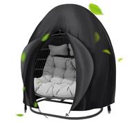 Générique Couverture de Chaise d'oeuf - 210D Tissu d'Oxford 90x78in | Patio Suspendu à Chaise d'oeuf avec Sac de Rangement | Simple pour Le Porche de Balcon de Jardin chaises et Meubles de patios