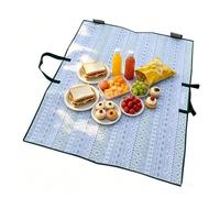 Générique Couverture de Pique-Nique Portable,96x109 cm imperméable et résistant au Sable,Portable Pliable Tapis Picnic Sac fourretout - pour Jardin, Plage, Camping,