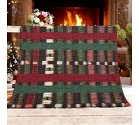 Générique Couverture Douillette Texture TisséE Classique Grille Plaid Canape en Flanelle Moelleuse Douce et Chaude Multicolore Plaid Couverture de Canapé pour Adolescents et Adultes 150x200 cm