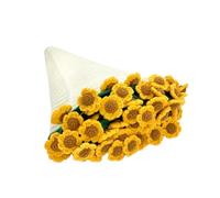 Générique Couverture du Bouquet De Fleurs - Crochet De Fleur De Crochet, Couverture De Tricotée À Main | Kit De Crocht Fait À La Main Confortable | Lit De Bouquet De Décoratif pour Les