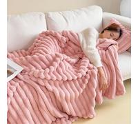 Générique Couverture en Fausse Fourrure de Lapin | Couvertures pelucheuses - Couverture Moelleuse et Confortable en Peluche pour canapé, lit, Chaise, canapé, Chambre à Coucher, Cadeau pour Homme