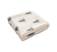 Générique Couverture en Peluche sur Le thème des Vacances de Noël avec de pin brodé Festif, Utilisation Polyvalente pour l ' intérieur et l ' extérieur