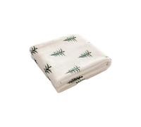 Générique Couverture en Peluche sur Le thème des Vacances de Noël avec de pin brodé Festif, Utilisation Polyvalente, intérieur et extérieur, Couverture de canapé en Peluche de Noël
