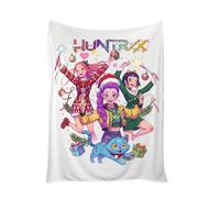 Générique Couverture K-Pop De-Mon Hunters, Huntrix Rumi/Mira/Zoey Couvertures en Molleton de Flanelle Mignonnes Douillettes Moelleuses for Bureau Genouillères Plaids Chauds Audlts et aux enfants-1528