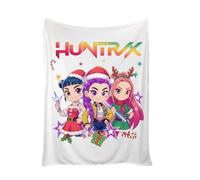 Générique Couverture K-Pop De-Mon Hunters, Huntrix Rumi/Mira/Zoey Couvertures en Molleton de Flanelle Mignonnes Douillettes Moelleuses for Bureau Genouillères Plaids Chauds Audlts et aux enfants-1532