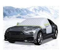 Générique Couverture Pare Brise Voiture pour Citroen Berlingo XL,Bache Pare Brise Protection Hiver,Accessoire d'hiver pour Voiture Anti-Glace, Anti-Soleil,Pliable,Argent