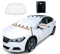 Générique Couverture Pare Brise Voiture pour Cupra Formentor 2020-2023,Couverture Brise Voiture Repliable Universelle avec 6 Fixations Magnétiques Anti Givre et Neige Soleil Poussière