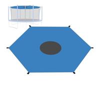 Générique Couverture Pare-Soleil pour Trampoline, Couverture Pare-Soleil pour Trampoline - Housse de Protection Anti-UV pour,Couverture de Tente de pour Jouer en Plein air en Toute sécurit