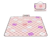 Générique Couverture Pique-Nique Imperméable - Portable Pliable Épaissie 200 x 200 cm | Tapis De Plage D'Extérieur - pour L'Extérieur Plage Camping Parc Pelouse Réunions Familiales et Fêtes