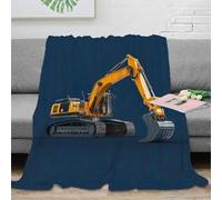 Générique Couverture Polaire Flanelle Pelleteuse Plaid 3D Impression Petite Voiture Couverture Douce Et Chaude, pour Canapé Lit Sofa Chambre Jeté, Plaid Anti-Pilling Hypoallergénique - 80x90inch