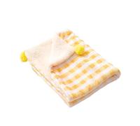 Générique Couverture pour Animaux de Compagnie, Coussin pour Cage de Chat et de Chien, Doublé, Tapis de Cage Multifonctionnel, Pratique et Chaud pour Animaux de, Jaune, S