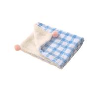 Générique Couverture pour Animaux de Compagnie, Coussin pour Cage de Chat et de Chien, Doublé, Tapis de Cage Multifonctionnel, Pratique et Chaud pour Animaux de, Bleu, M