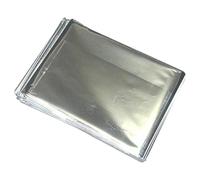 Générique Couverture Survie Pet Aluminium 160x210cm - Couverture Thermique Imperméable Anti-Froid pour Séisme, Camping, Randonnée, Réutilisable Isolation Réfléchissante