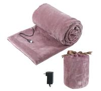 Générique Couverture USB Chargeur Banque Voiture 5V Dortoir Extérieur Couverture Chaude Couverture Plaque Chauffage Cape (160x85cm)
