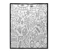 Générique Couvertures à Colorier pour la, Décoration De La Maison Thème Anniversaire, Couverture À Colorier Loisirs Créatifs Pour, Pour La Les Camarades Les Garçons Les Filles Les Amateurs D'Ar