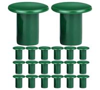 Générique Couvre-Angle de Sécurité Embouts de Protection en PVC Vert 60 Pièces Forme Champignon, par Sachet pour Tuteurs de Bambou pour Jardin et Terrasse, pour Garçon et Filles